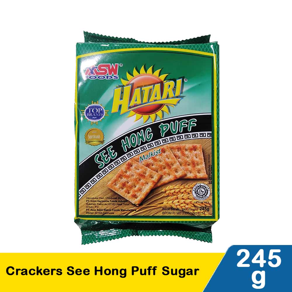 Hatari Crackers See Hong Puff Sugar 260G KlikIndomaret