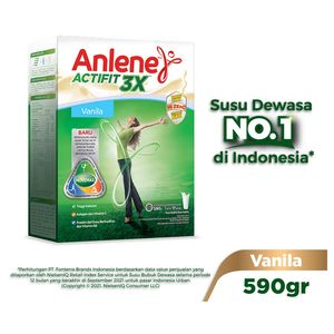 Promo Harga Anlene Actifit 3x High Calcium Vanilla 590 gr - Indomaret