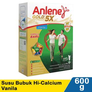 Promo Harga Anlene Gold Plus 5x Hi-Calcium Vanila 640 gr - Indomaret