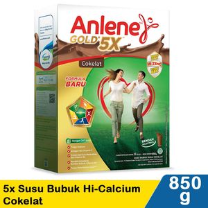 Promo Harga Anlene Gold Plus 5x Hi-Calcium Coklat 885 gr - Indomaret
