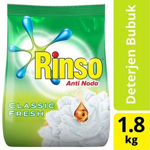 Promo Harga Rinso Anti Noda Deterjen Bubuk Classic Fresh 1800 gr - Indomaret
