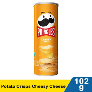 Promo Harga Pringles Potato Crisps Cheesy Cheese 107 gr - Indomaret