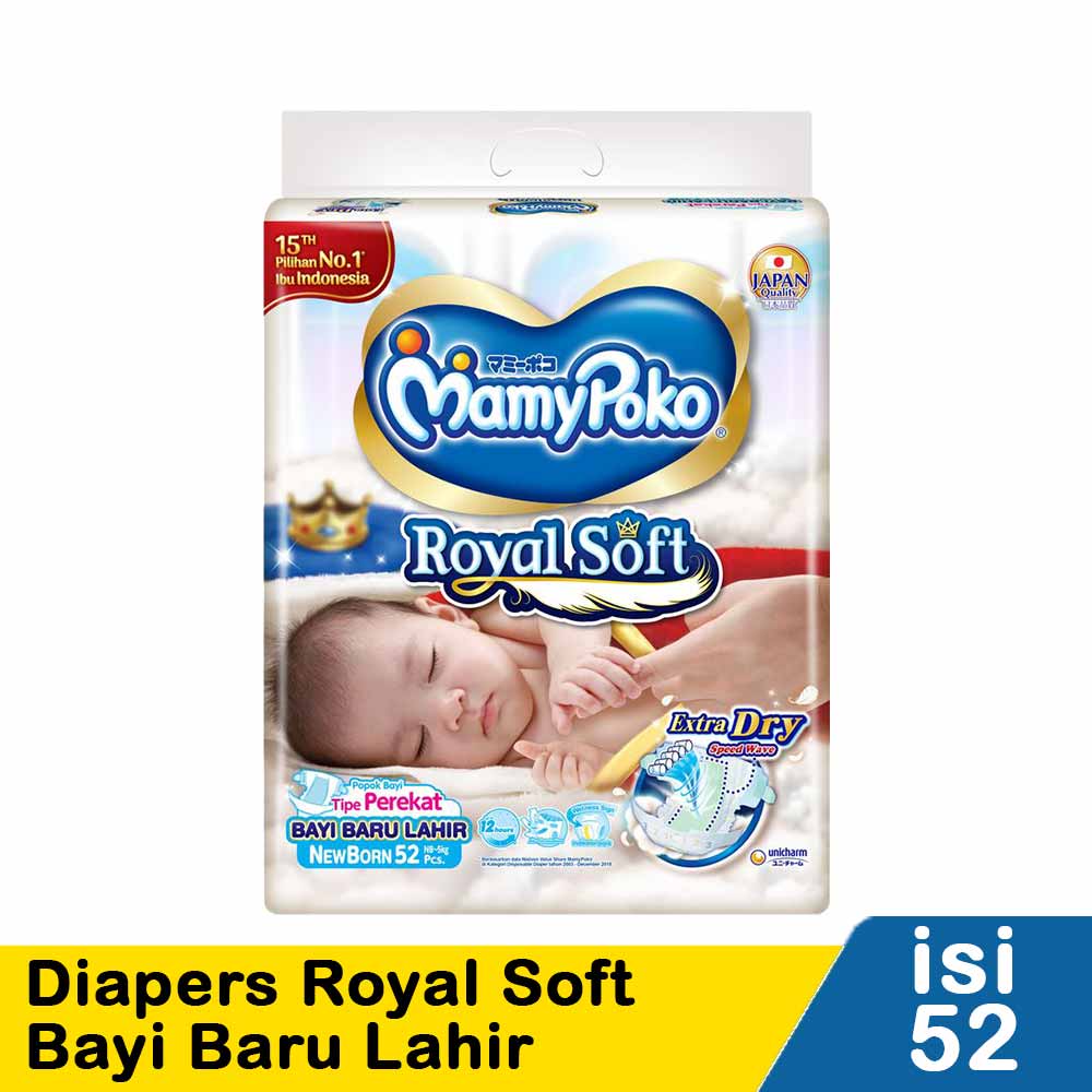 Jual Mamy Poko Baby Diapers 52 s New Born KlikIndomaret