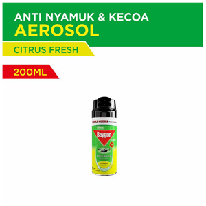 Promo Harga BAYGON Insektisida Spray Citrus Fresh 200 ml - Indomaret