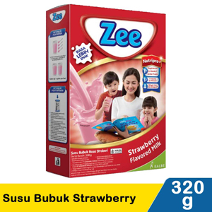 Promo Harga ZEE Susu Bubuk Strawberry 350 gr - Indomaret
