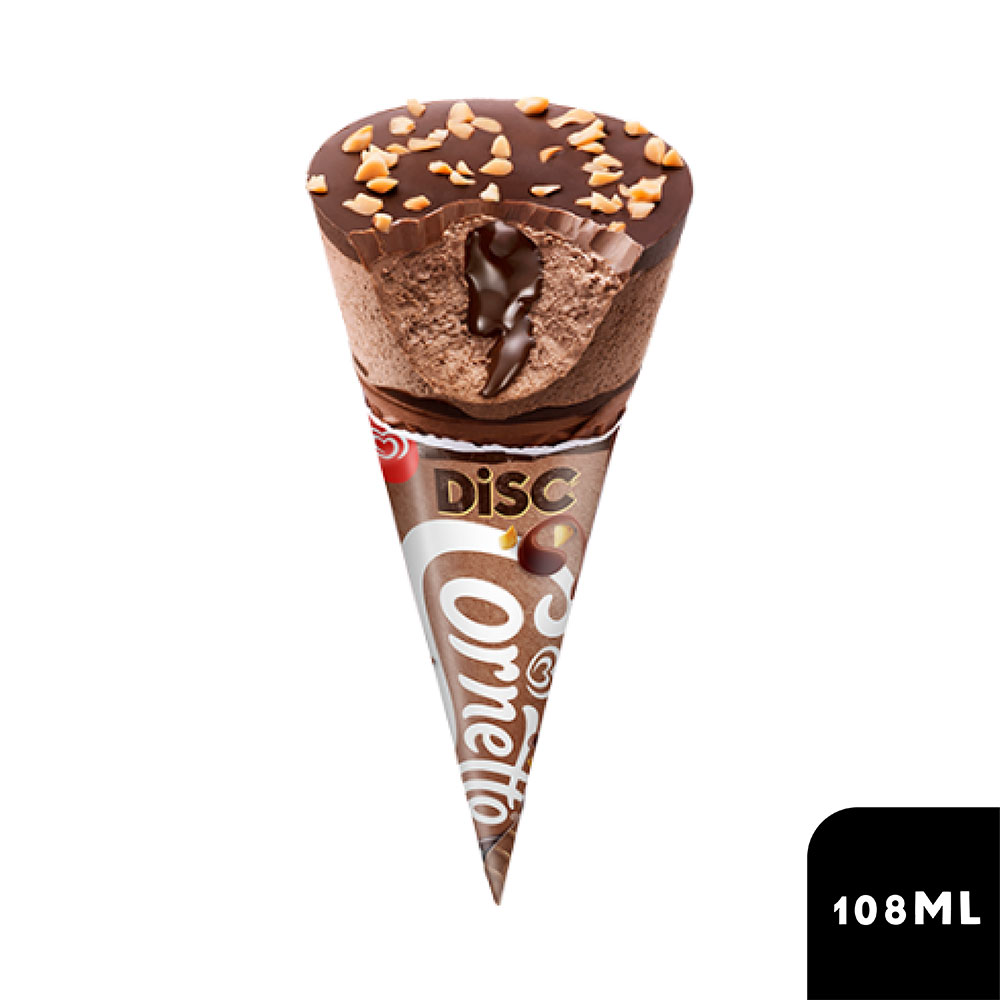 Wall s Ice Cream Cornetto Disc Chocolate 120Ml KlikIndomaret
