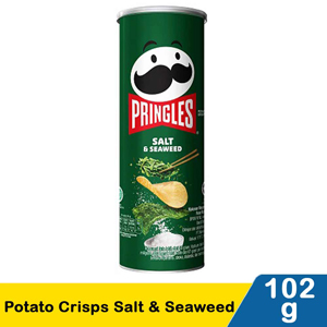 Promo Harga Pringles Potato Crisps Salt & Seaweed 107 gr - Indomaret