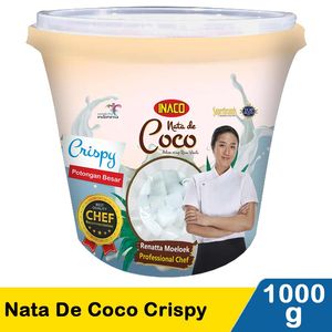 Promo Harga Inaco Nata De Coco Crispy Potongan Kecil 1000 gr - Indomaret
