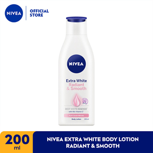 Promo Harga Nivea Body Lotion Extra White Radiant & Smooth 200 ml - Indomaret