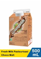 Promo Harga Greenfields Fresh Milk Choco Malt 500 ml - Indomaret