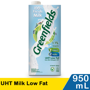 Promo Harga Greenfields UHT Low Fat 1000 ml - Indomaret