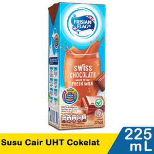 Promo Harga Frisian Flag Susu UHT Purefarm Swiss Chocolate 225 ml - Indomaret