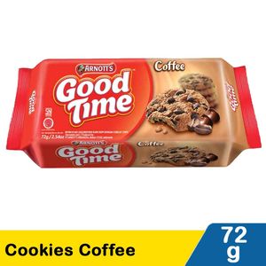 Promo Harga Good Time Cookies Chocochips Coffee 72 gr - Indomaret