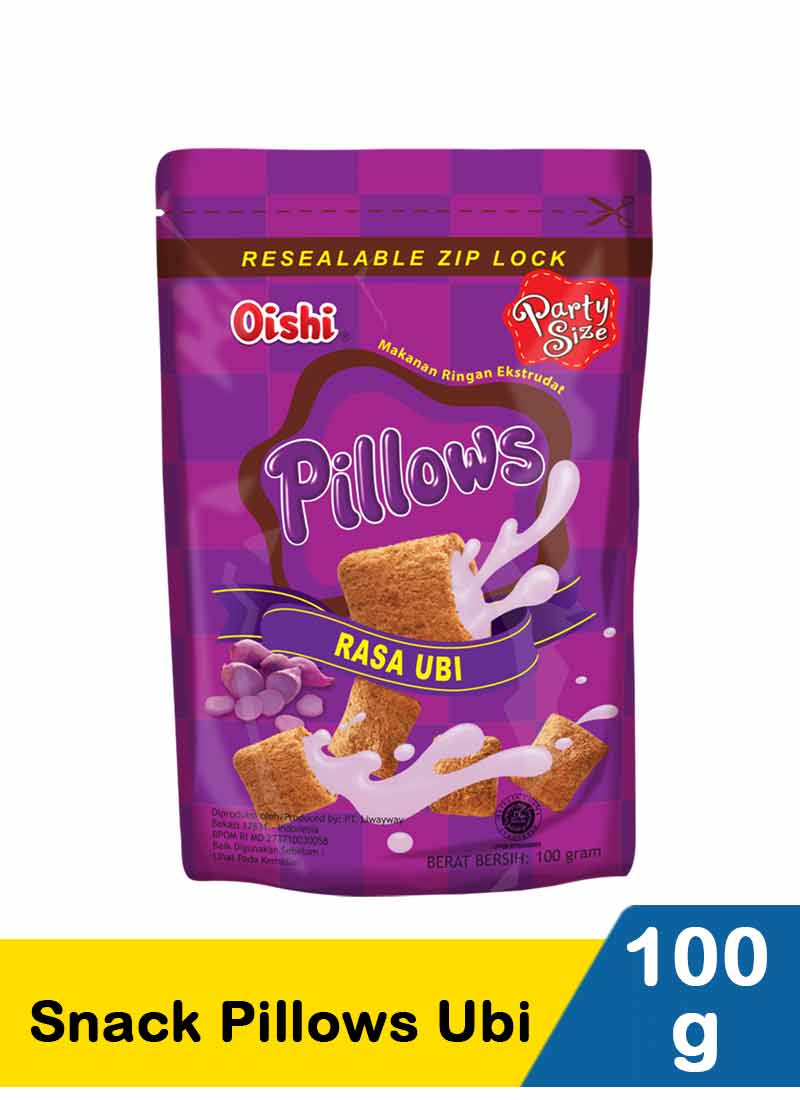 Oishi Snack  Pillows Ubi Pch 130G KlikIndomaret