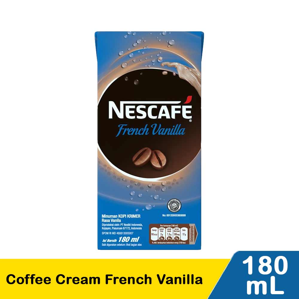 Nescafe Coffee Cream French Vanilla Tpk 200Ml KlikIndomaret
