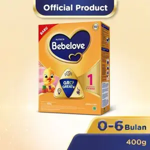 Promo Harga Bebelove 1 Susu Formula Bayi 0-6 Bulan 400 gr - Indomaret