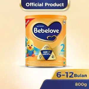 Promo Harga Bebelove 2 Susu Formula Bayi 6-12 Bulan 800 gr - Indomaret