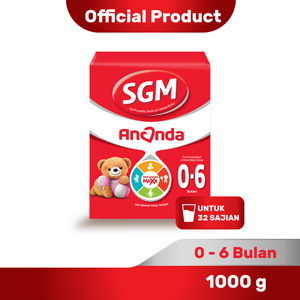 Promo Harga SGM Ananda 1 Formula Bayi 0-6 Bulan 1000 gr - Indomaret