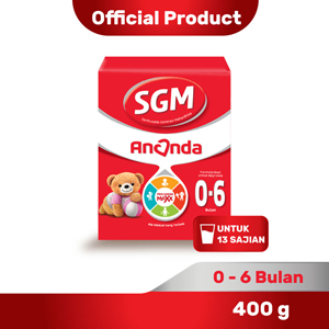 Promo Harga SGM Ananda 1 Formula Bayi 0-6 Bulan 400 gr - Indomaret