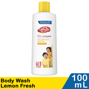 Promo Harga Lifebuoy Body Wash Lemon Fresh 100 ml - Indomaret