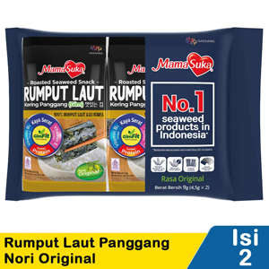 Promo Harga Mamasuka Rumput Laut Panggang Original per 2 bungkus 4 gr - Indomaret