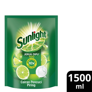 Promo Harga Sunlight Pencuci Piring Jeruk Nipis 100 1500 ml - Indomaret