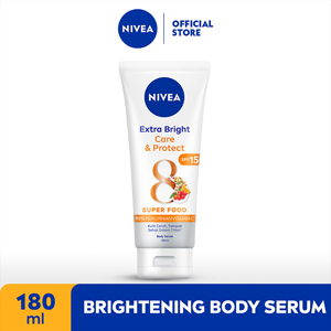 Promo Harga Nivea Body Serum Extra White Care & Protect 180 ml - Indomaret
