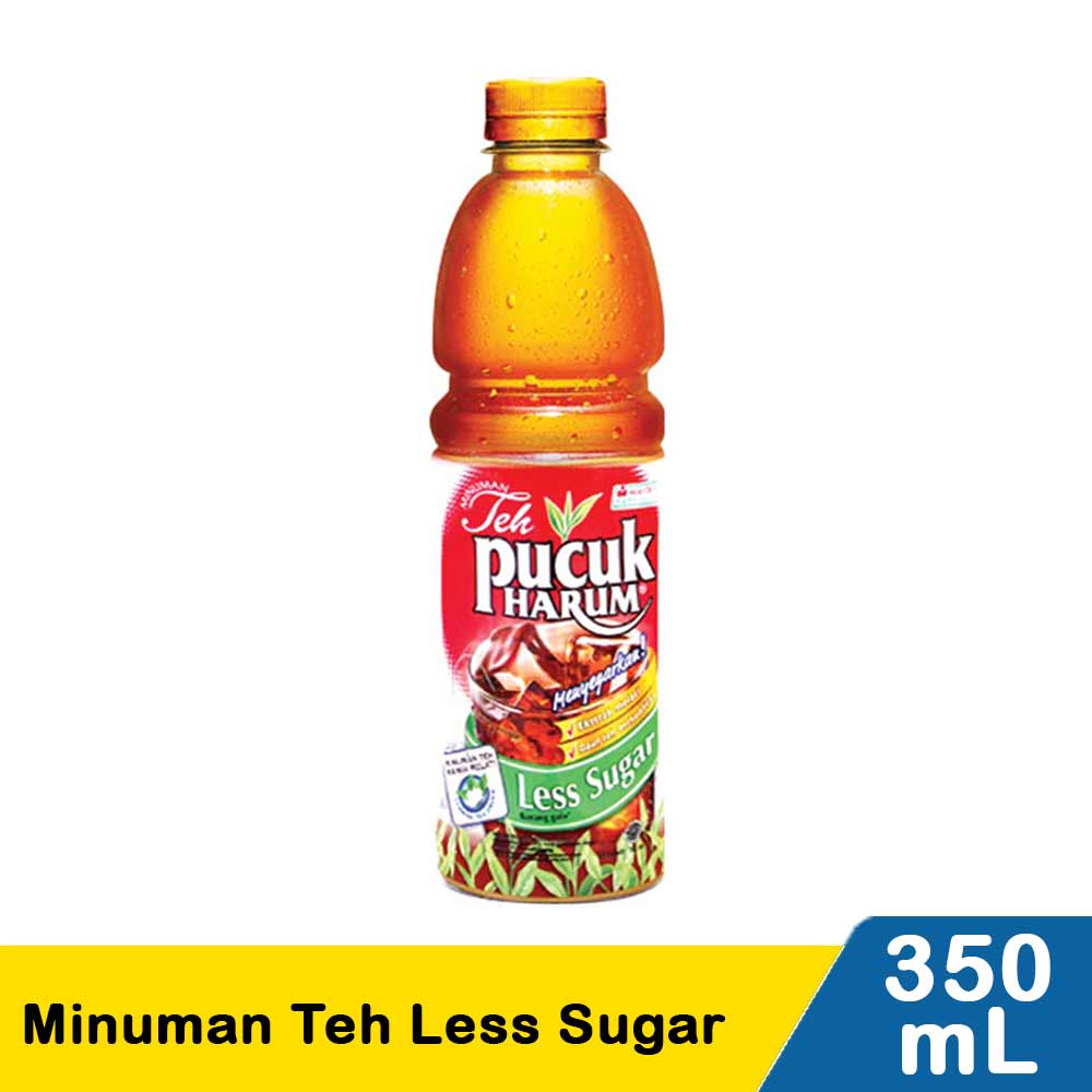 Pucuk Harum Minuman Teh Less Sugar Btl 350Ml KlikIndomaret