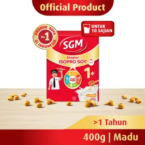 Promo Harga SGM Eksplor Soya 1-5 Susu Pertumbuhan Madu 400 gr - Indomaret