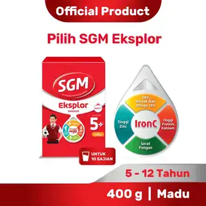 Promo Harga SGM Eksplor 5+ Susu Pertumbuhan Madu 400 gr - Indomaret