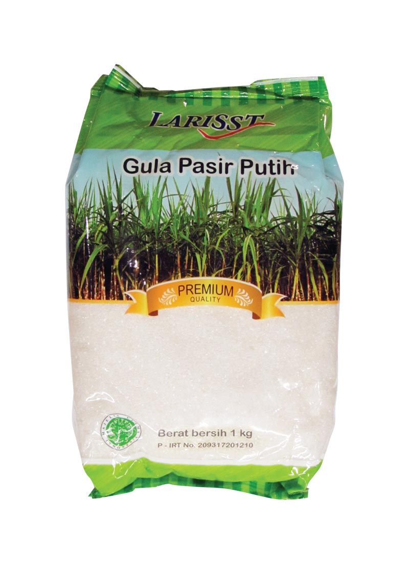 Larisst Gula Pasir Premium Putih Pck 1Kg KlikIndomaret