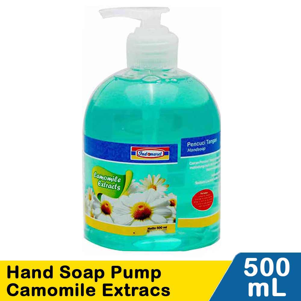 Indomaret Hand Soap Pump Camomile Extrac Btl 500Ml 