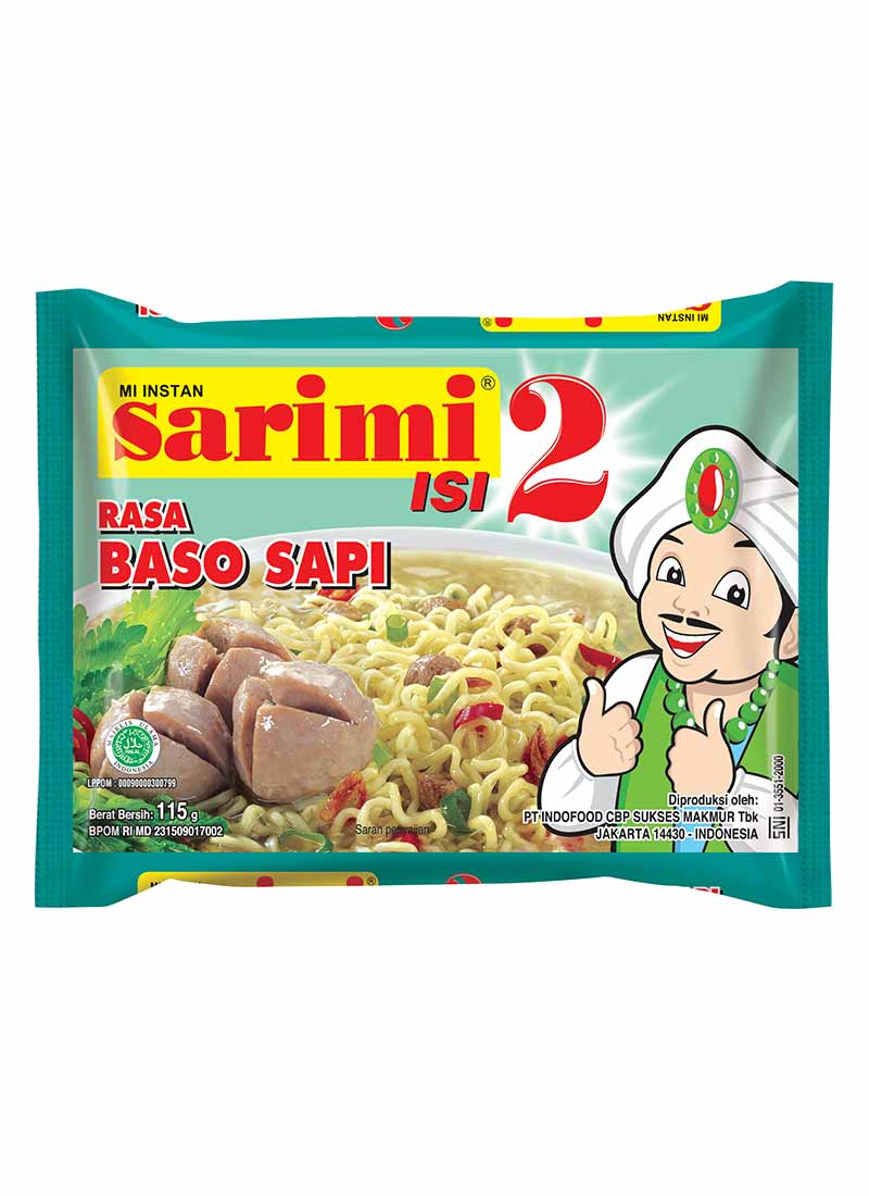 Sarimi Mie Instant Isi 2 Baso Sapi Pck 115G KlikIndomaret