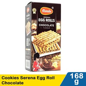 Promo Harga Monde Serena Egg Roll Chocolate 168 gr - Indomaret