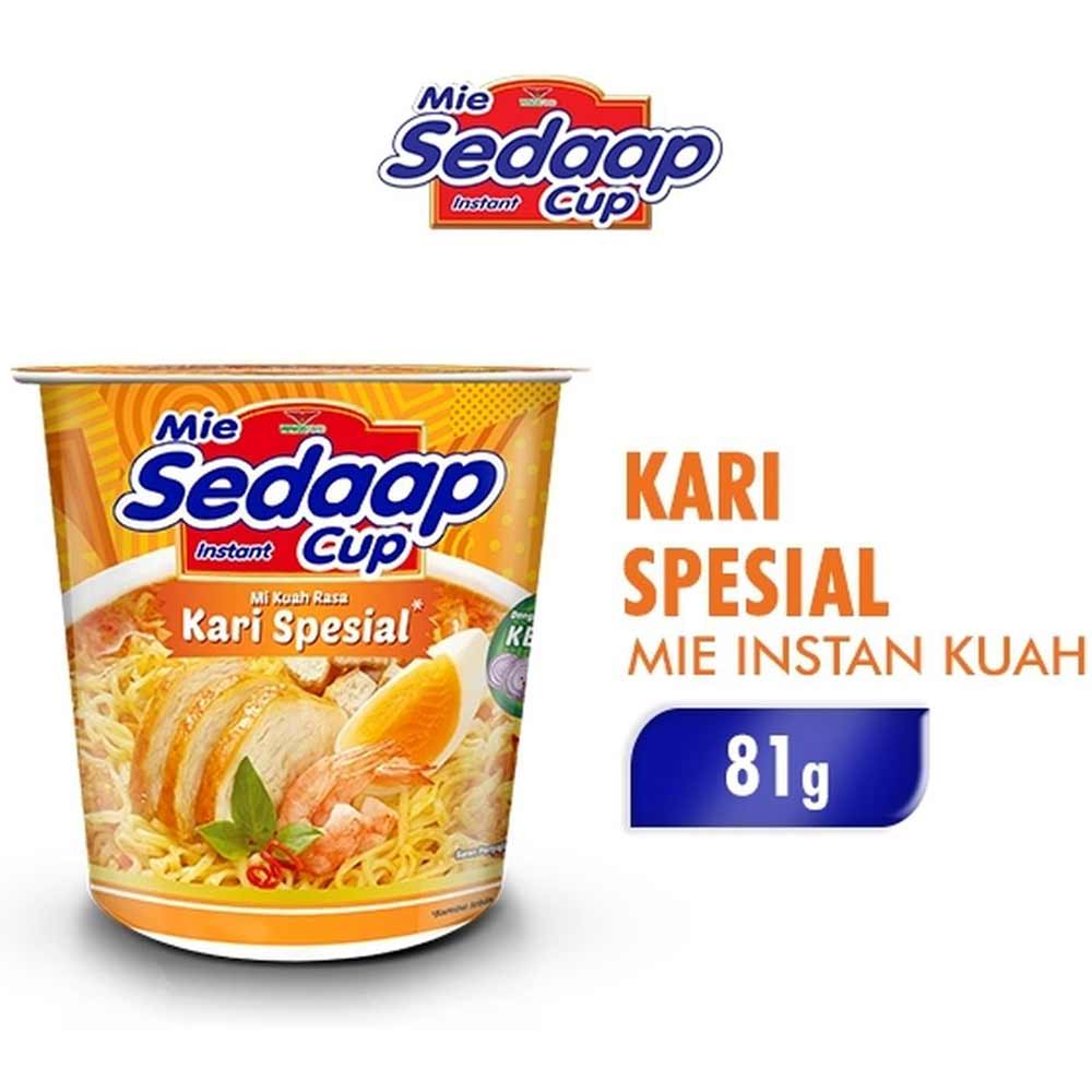 Sedaap Mie Instant Kari Special Cup 79G  KlikIndomaret