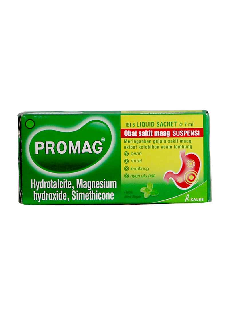 Promag Obat Sakit Maag Liquid Suspensi Box  6X7ml 