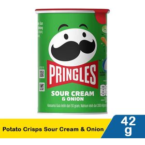 Promo Harga Pringles Potato Crisps Sour Cream & Onion 42 gr - Indomaret