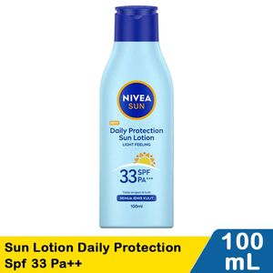 Promo Harga Nivea Daily Protection Sun Lotion SPF 33 PA++ 100 ml - Indomaret