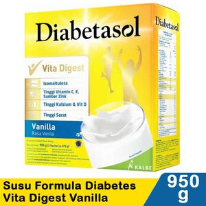 Promo Harga Diabetasol Special Nutrition for Diabetic Vanilla 1000 gr - Indomaret