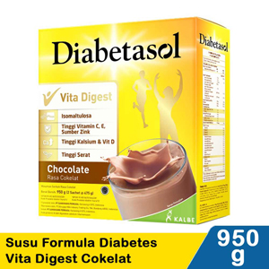 Promo Harga Diabetasol Special Nutrition for Diabetic Chocolate 1000 gr - Indomaret