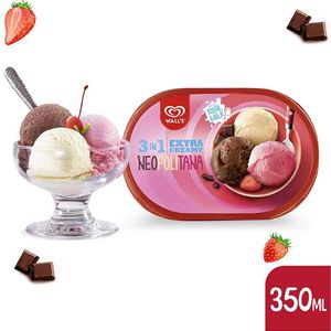 Promo Harga Walls Ice Cream Neopolitana 350 ml - Indomaret