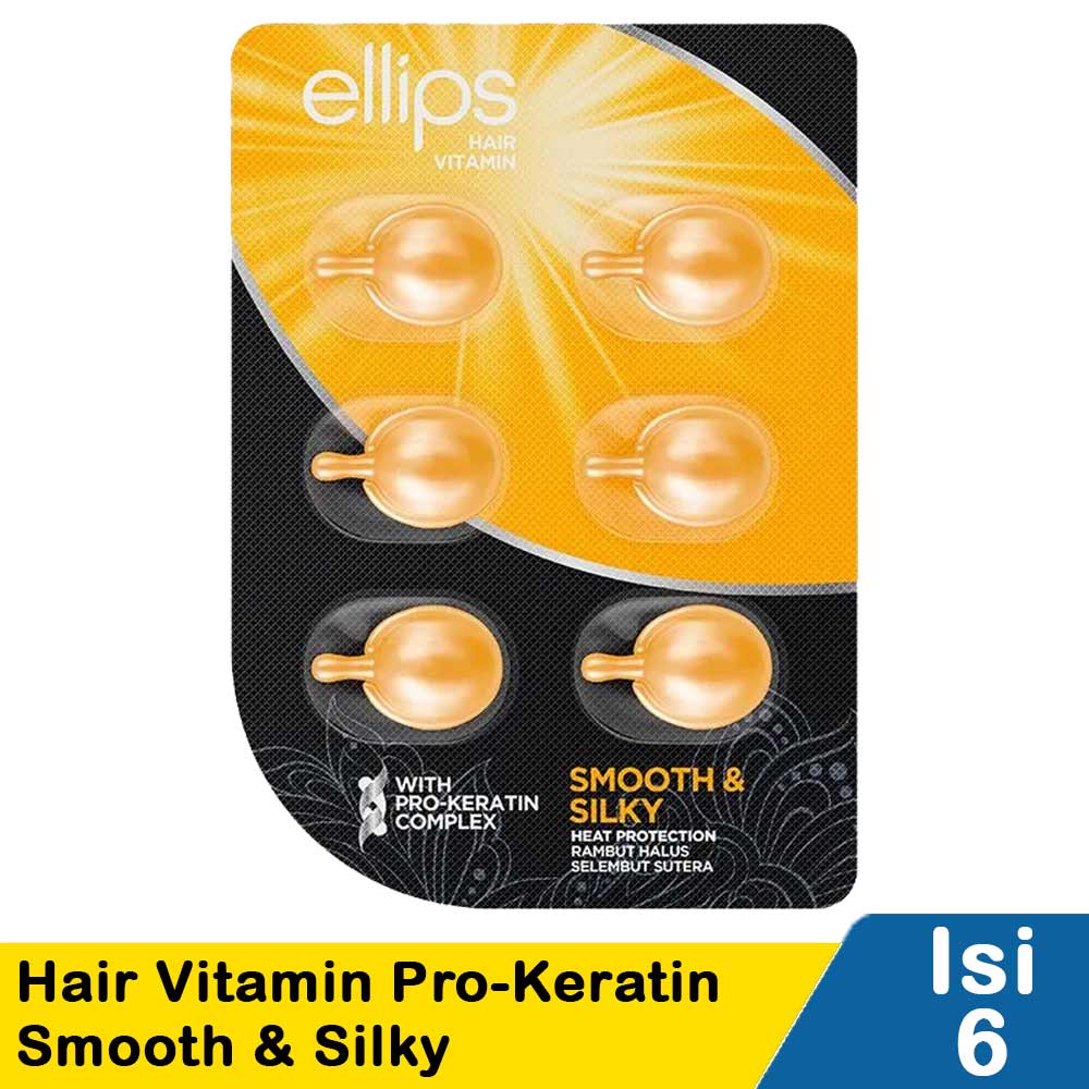 Ellips Hair Vitamin Pro Keratin Smooth Silky Pck 6X1ml 