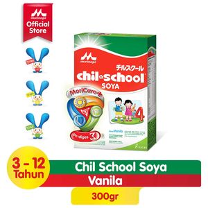 Promo Harga MORINAGA Chil School Soya Vanilla 300 gr - Indomaret