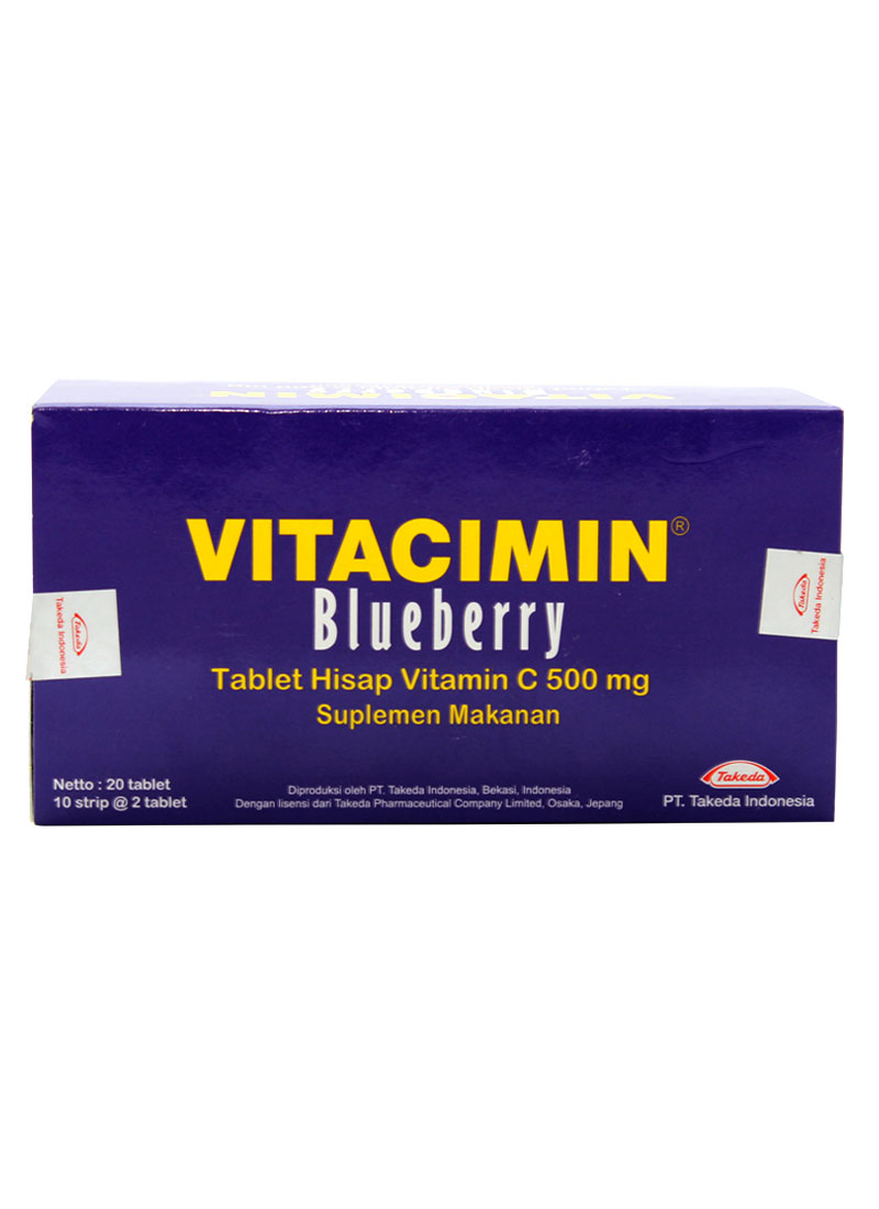 Vitacimin TABLET HISAP VITAMIN C BLUEBERRY BOX 10x2 S 