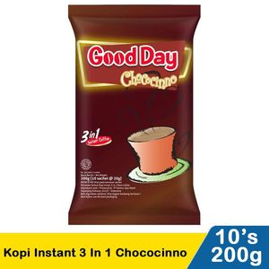 Promo Harga Good Day Instant Coffee 3 in 1 Chococinno per 10 sachet 20 gr - Indomaret