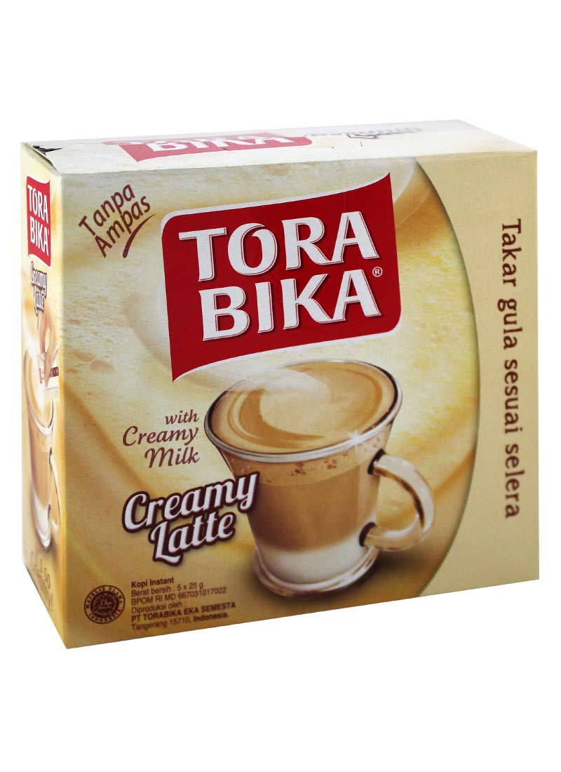 Torabika Kopi Instant Creamy Latte Box 5X25g KlikIndomaret