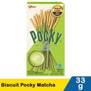 Promo Harga Glico Pocky Stick Matcha 33 gr - Indomaret
