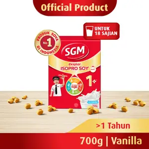 Promo Harga SGM Eksplor Soya 1-5 Susu Pertumbuhan Vanila 700 gr - Indomaret