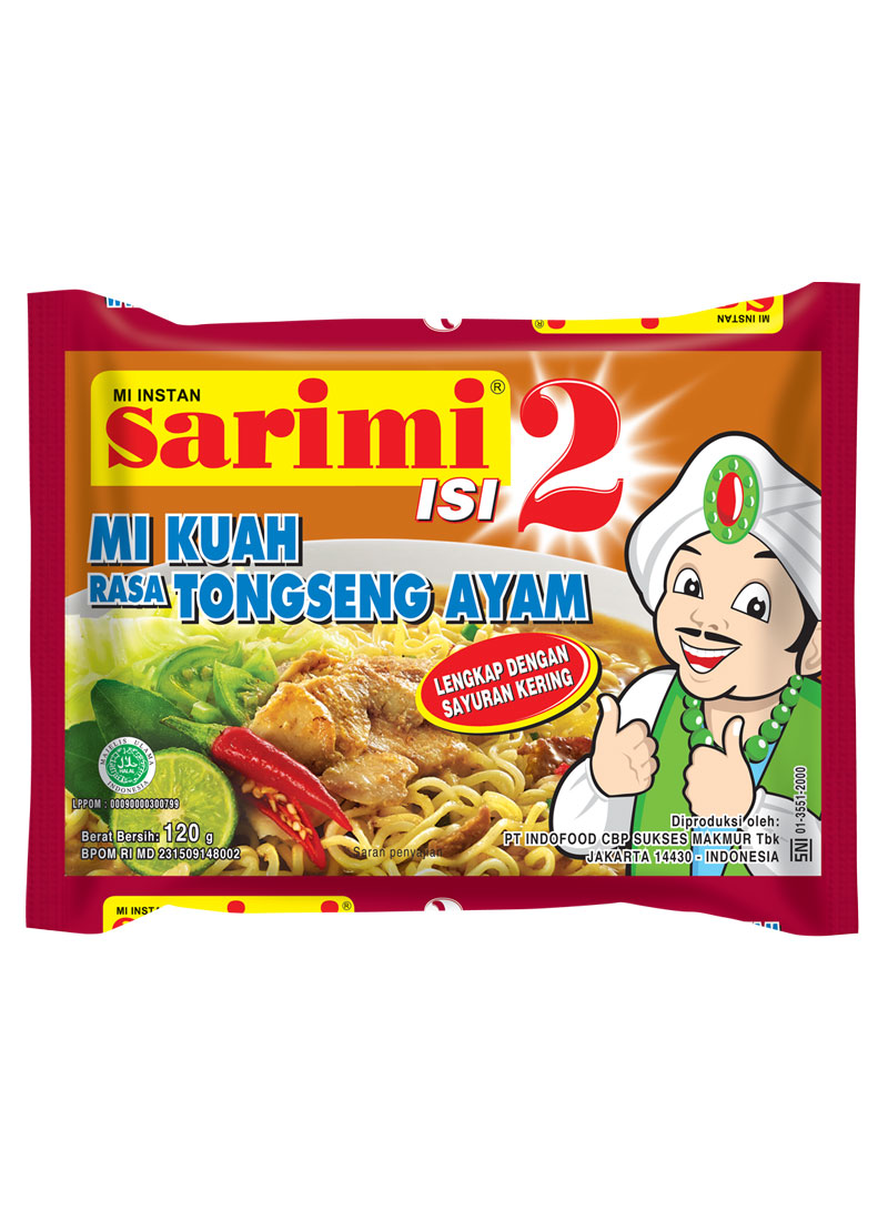 Sarimi Mie Instant Isi 2 Tongseng Ayam Pck 120G 