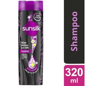 Promo Harga Sunsilk Shampoo Black Shine 340 ml - Indomaret